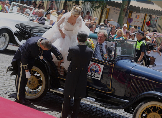 Car for wedding in Lisbon